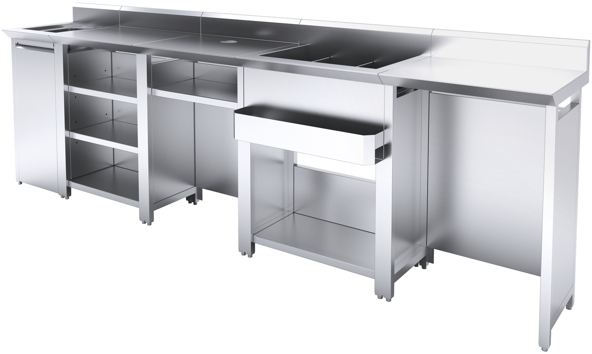 Optimum underbar counter system